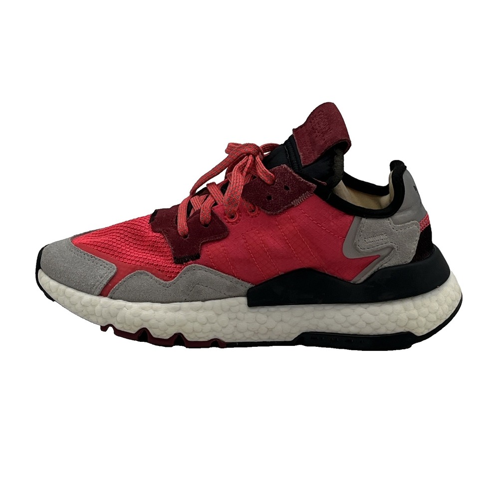 Adidas Originals Nite Jogger Running Shoes Pink/Gray Sz. 5.5 EVM‎ 004001